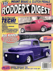 RODDER'S DIGEST 1996 APRIL - VINTAGE HEATER UPDATED, 5-WINDOW TO 3-WINDOW